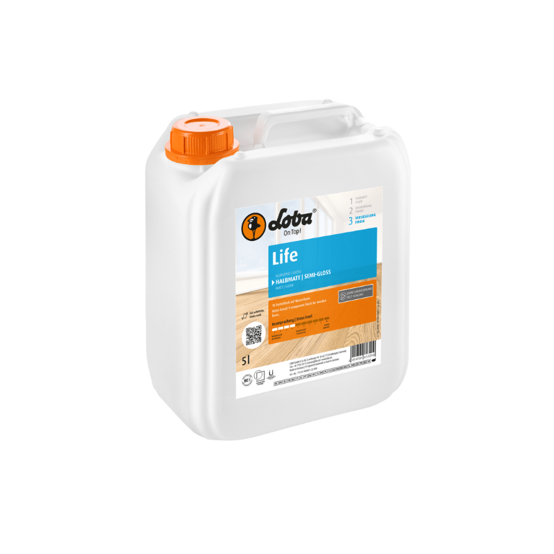 Barniz para Piso de madera LOBA Life semibrillo 5 L